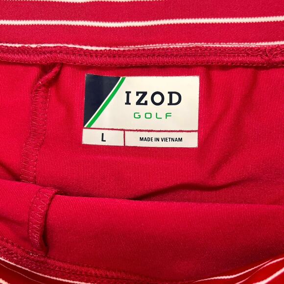 Izod Womens Large Tennis Skorts Stretch Red Activewear Casual Golf Athleisure - Picture 11 of 14